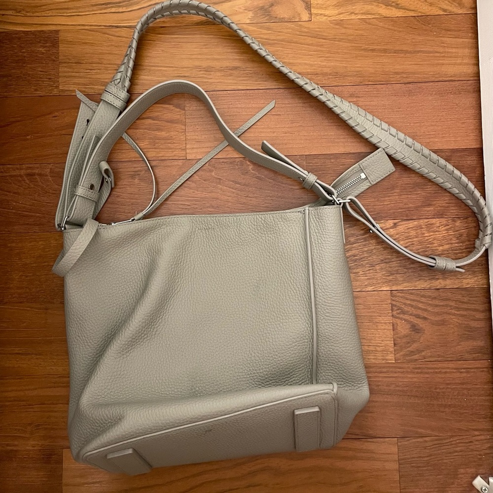 Gray All Saints Bag - very spacious and has pocket on the inside
